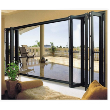 Soundproof double tempered glazed nigeria folding door